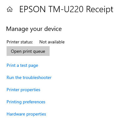 Epson TM-U220 Langkah 3